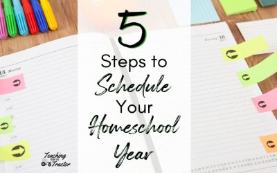 5 Steps to Schedule Your Homeschool Year